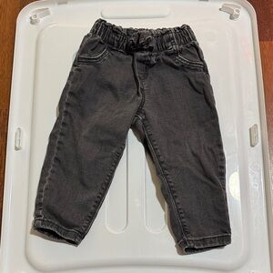 Carter’s Elastic Waist Black Denim Pants 18M